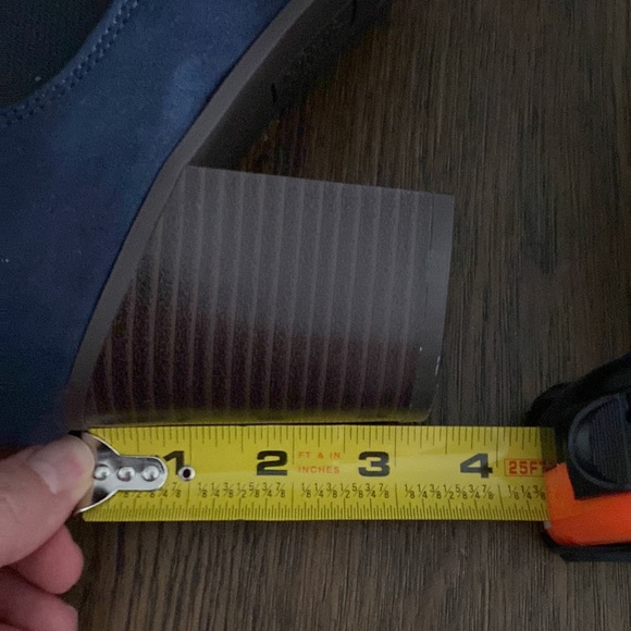 Fioni Blue & Black Short Heeled Boots - Picture 7 of 7